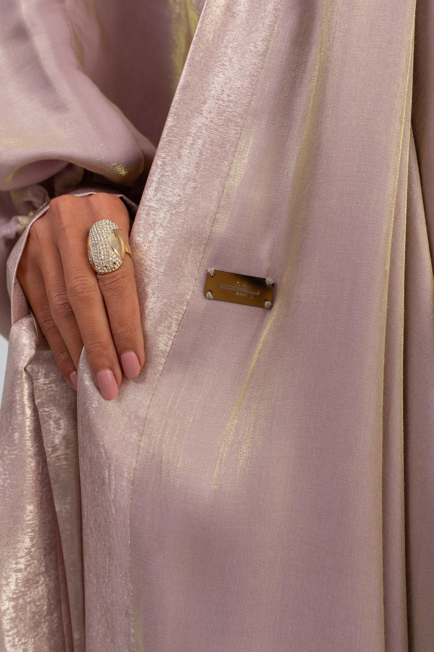 Simple feminine Abaya to embrace your femininity with belt - Bisht Couture