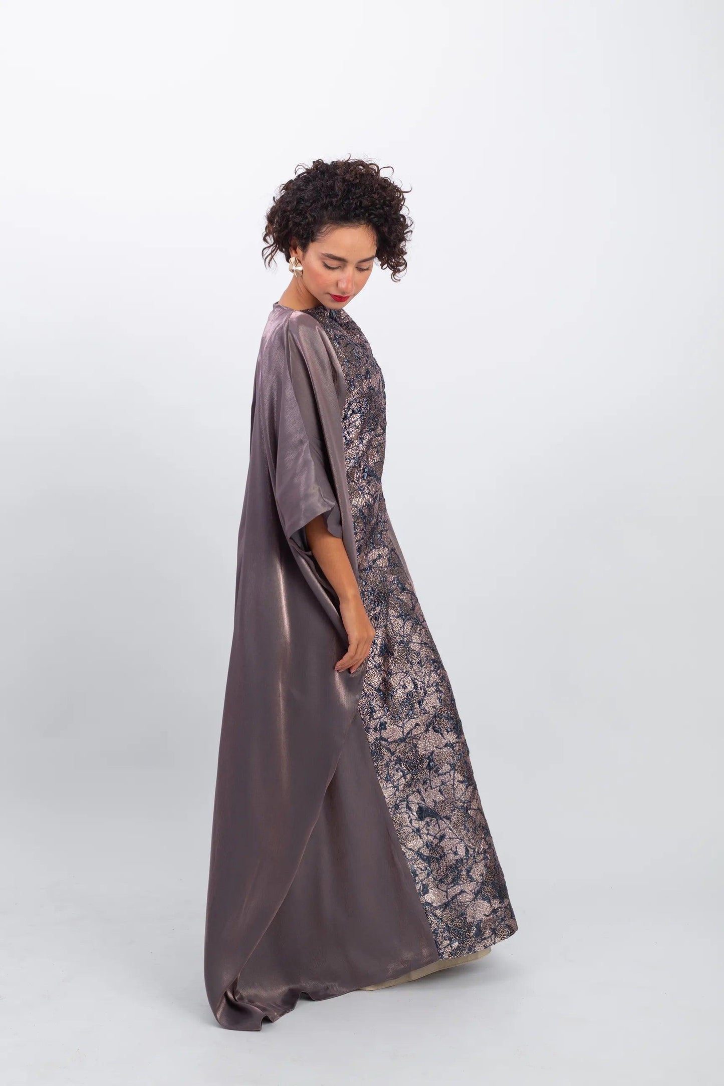 Rich comfortable dress in unique color - Bisht Couture