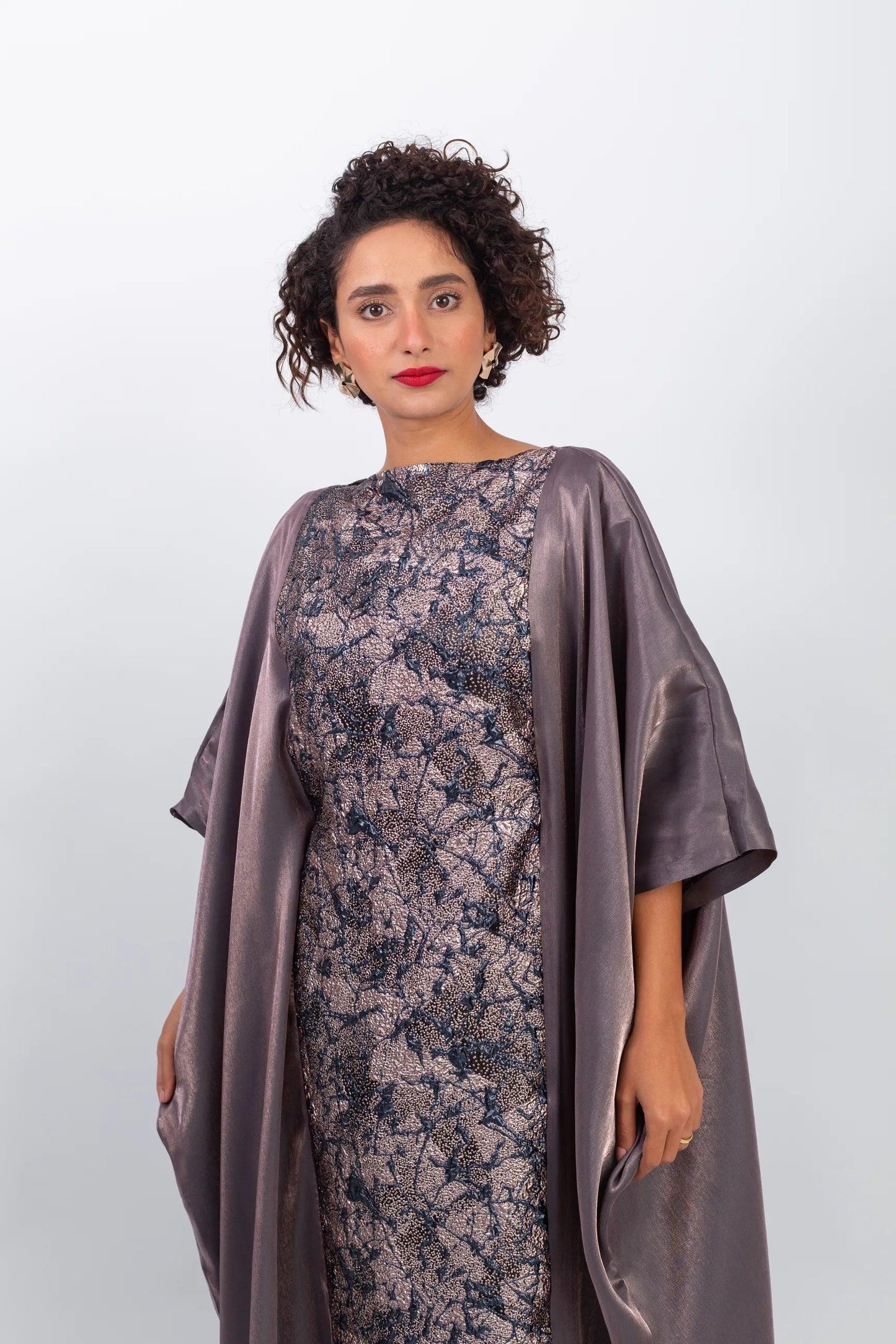 Rich comfortable dress in unique color - Bisht Couture